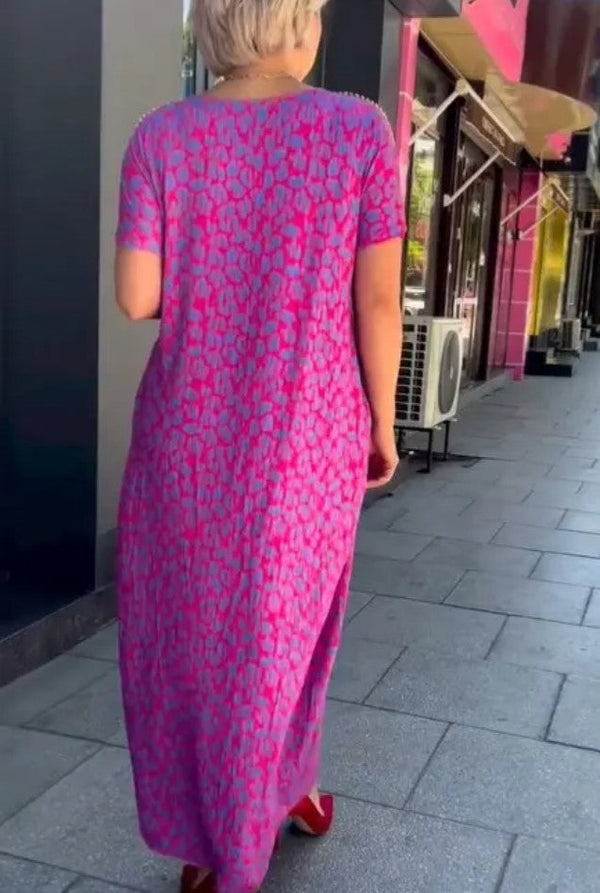 Aspasia – Bold and Airy Dress with Prints