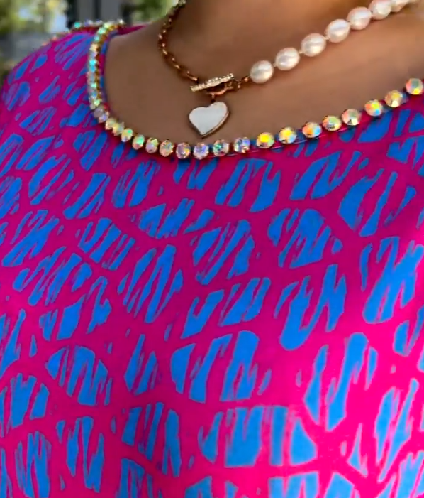 Aspasia – Bold and Airy Dress with Prints