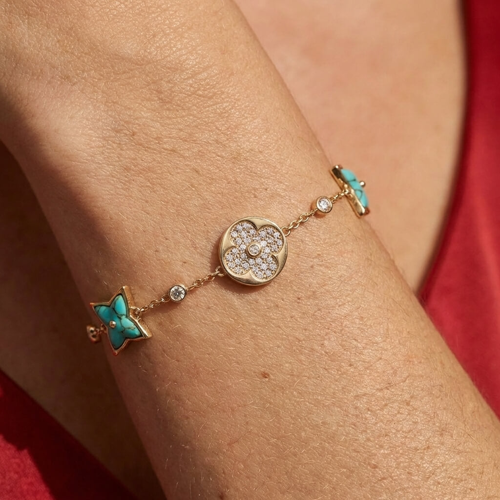 Aurelune Amazonite Blossom Bracelet