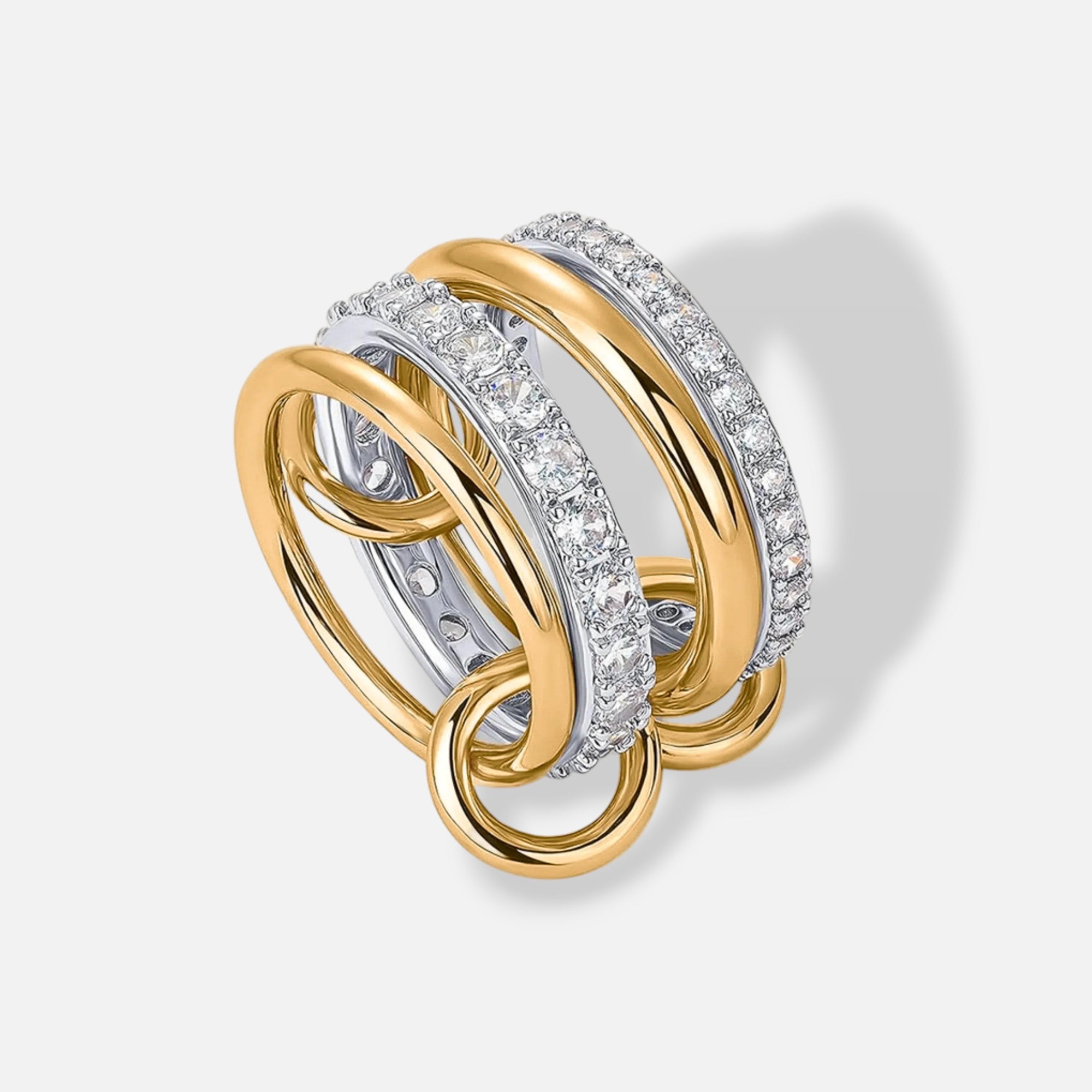 Aurestack Diamond Band Ring