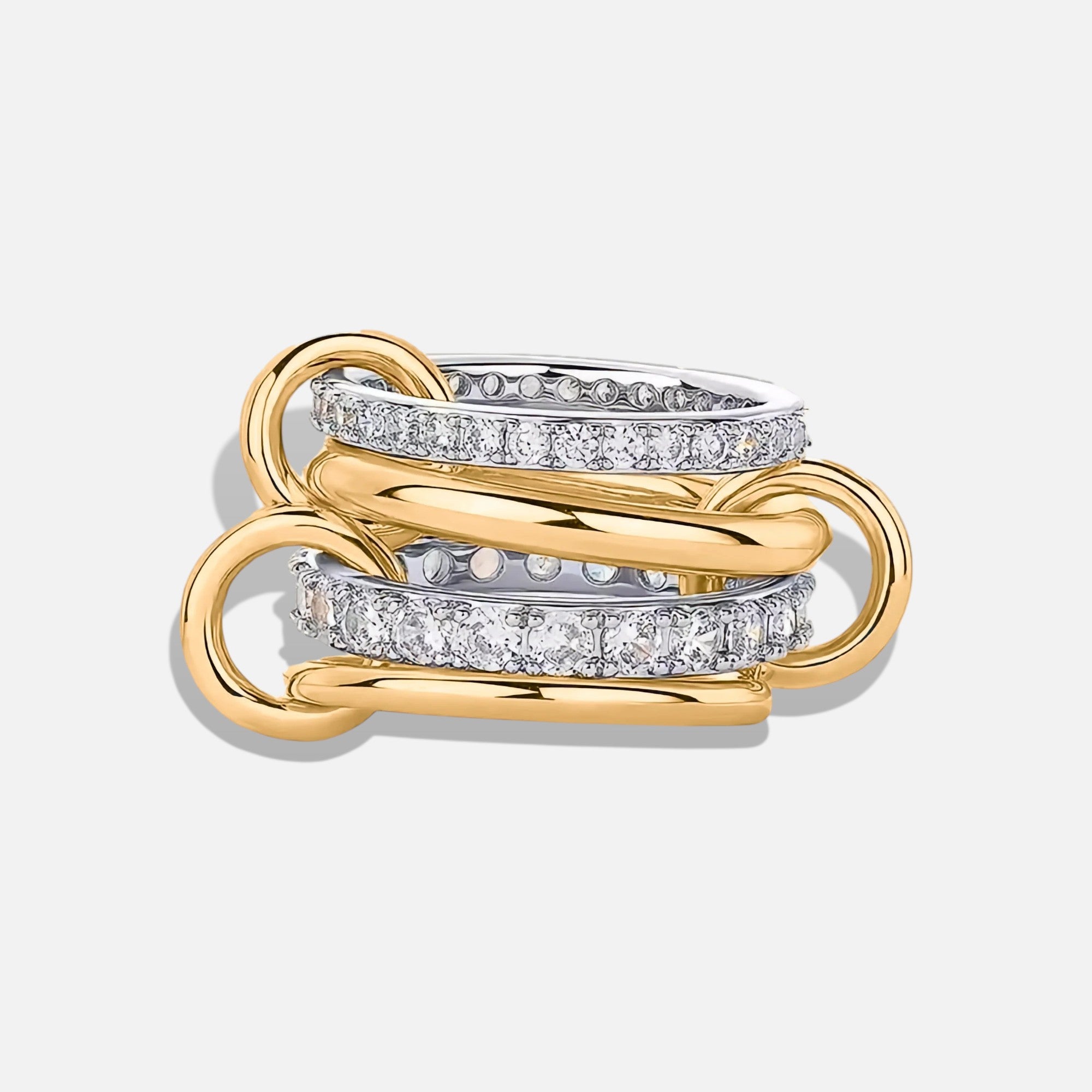 Aurestack Diamond Band Ring