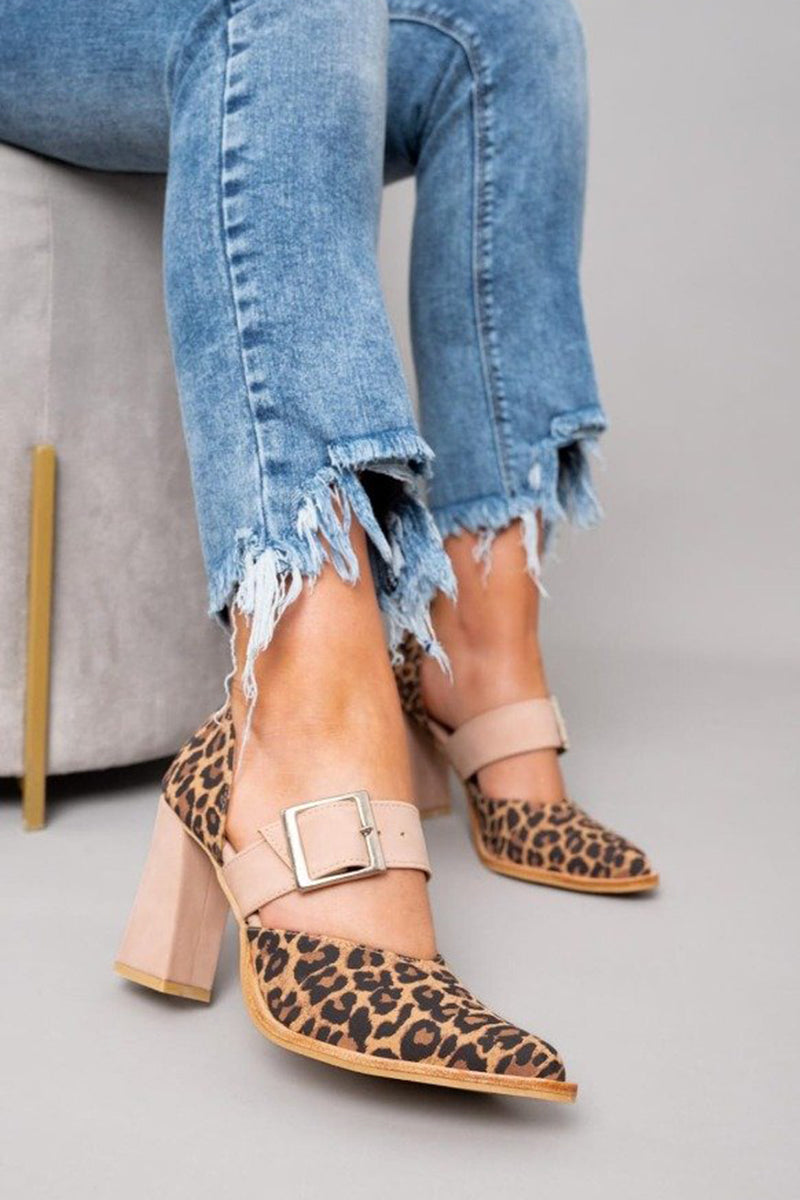 Avano – Sandals with Leopard Print
