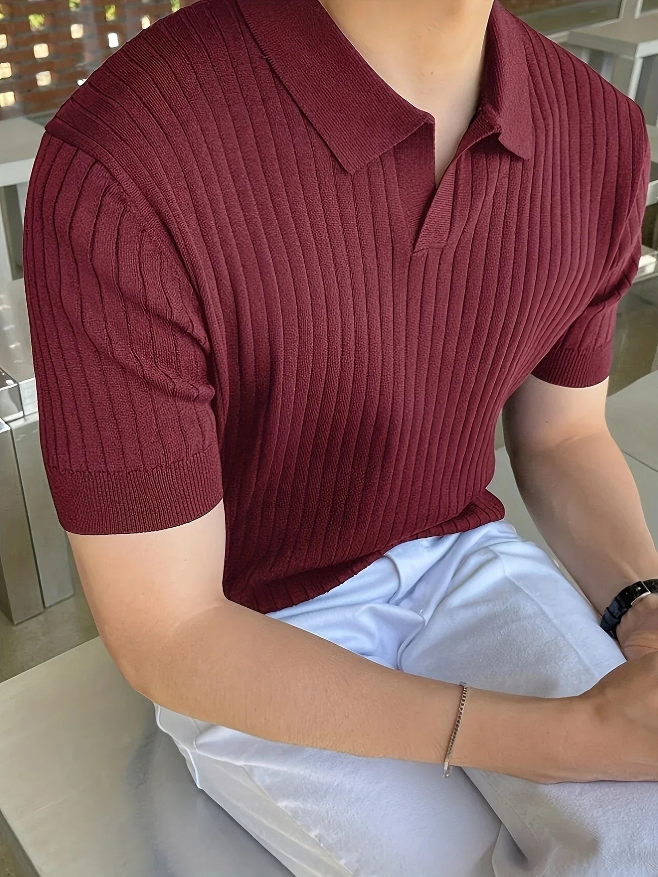 Avgustin – Casual Short Sleeve Polo Shirt