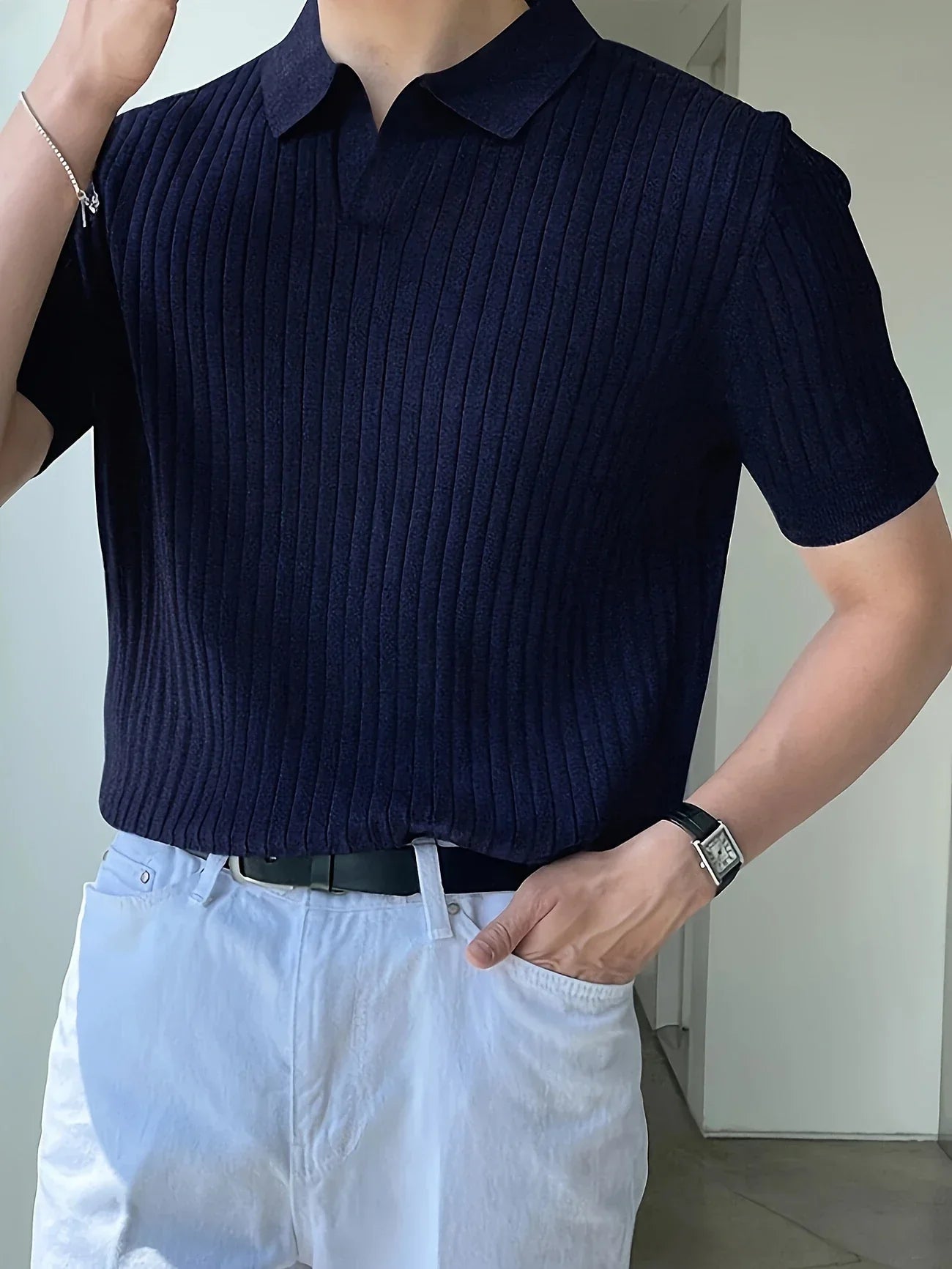 Avgustin – Casual Short Sleeve Polo Shirt
