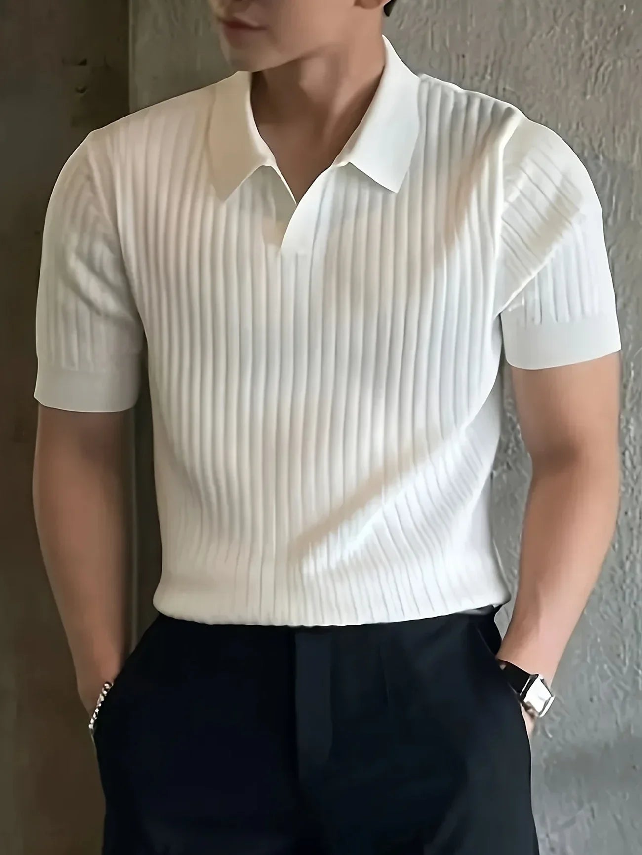 Avgustin – Casual Short Sleeve Polo Shirt