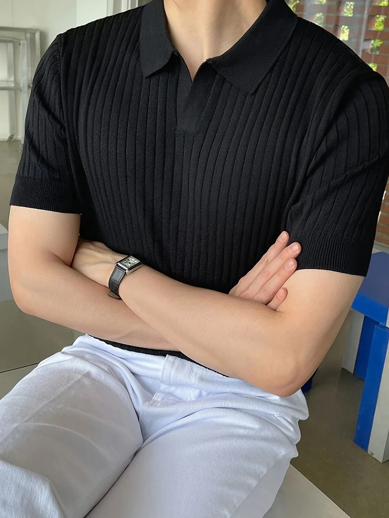 Avgustin – Casual Short Sleeve Polo Shirt