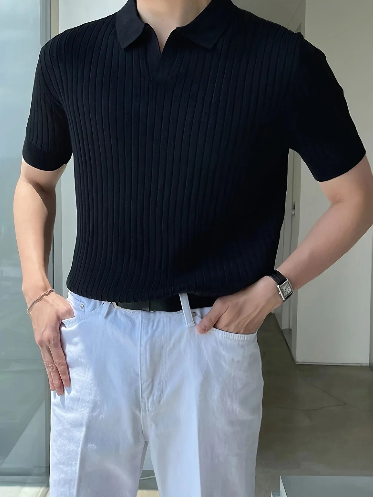 Avgustin – Casual Short Sleeve Polo Shirt