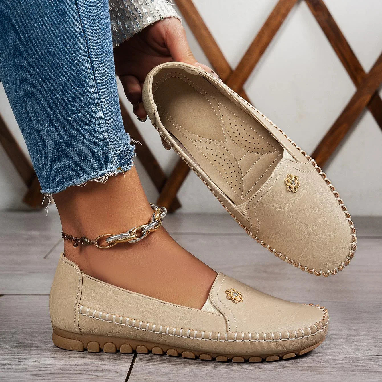 Avigayil - Lightweight Orthopedic Leather Shoes