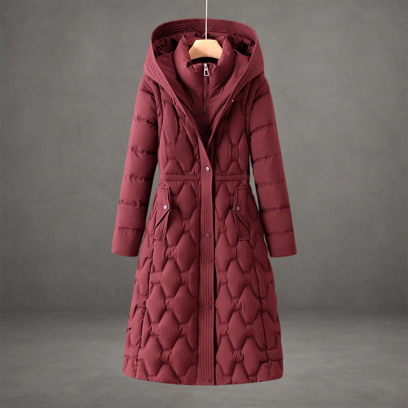 Avishag - Long Padded Coat with Hood