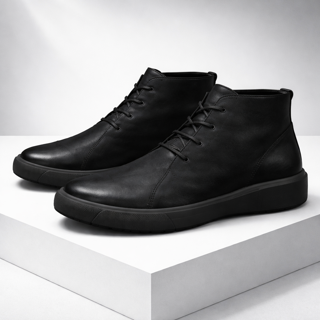 Avishai – Leather Boots with Lacing