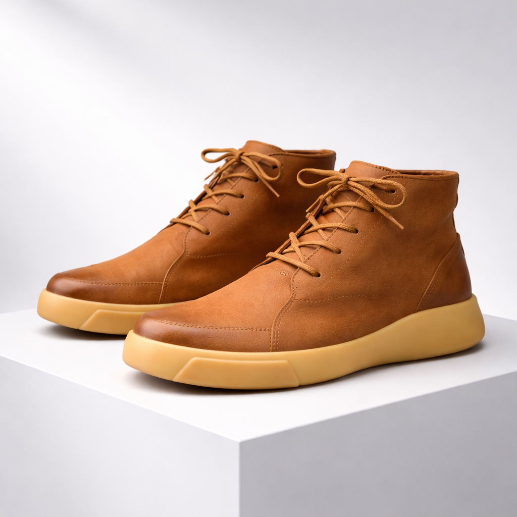 Avishai – Leather Boots with Lacing