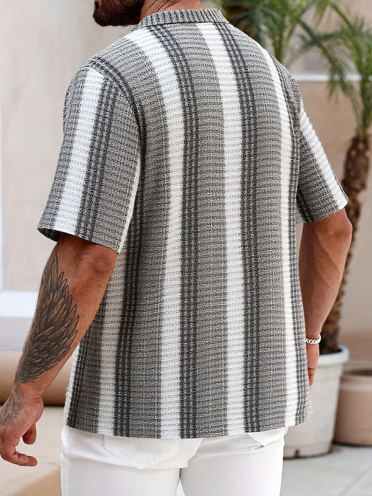 Avram – Casual Striped Button-Up Shirt