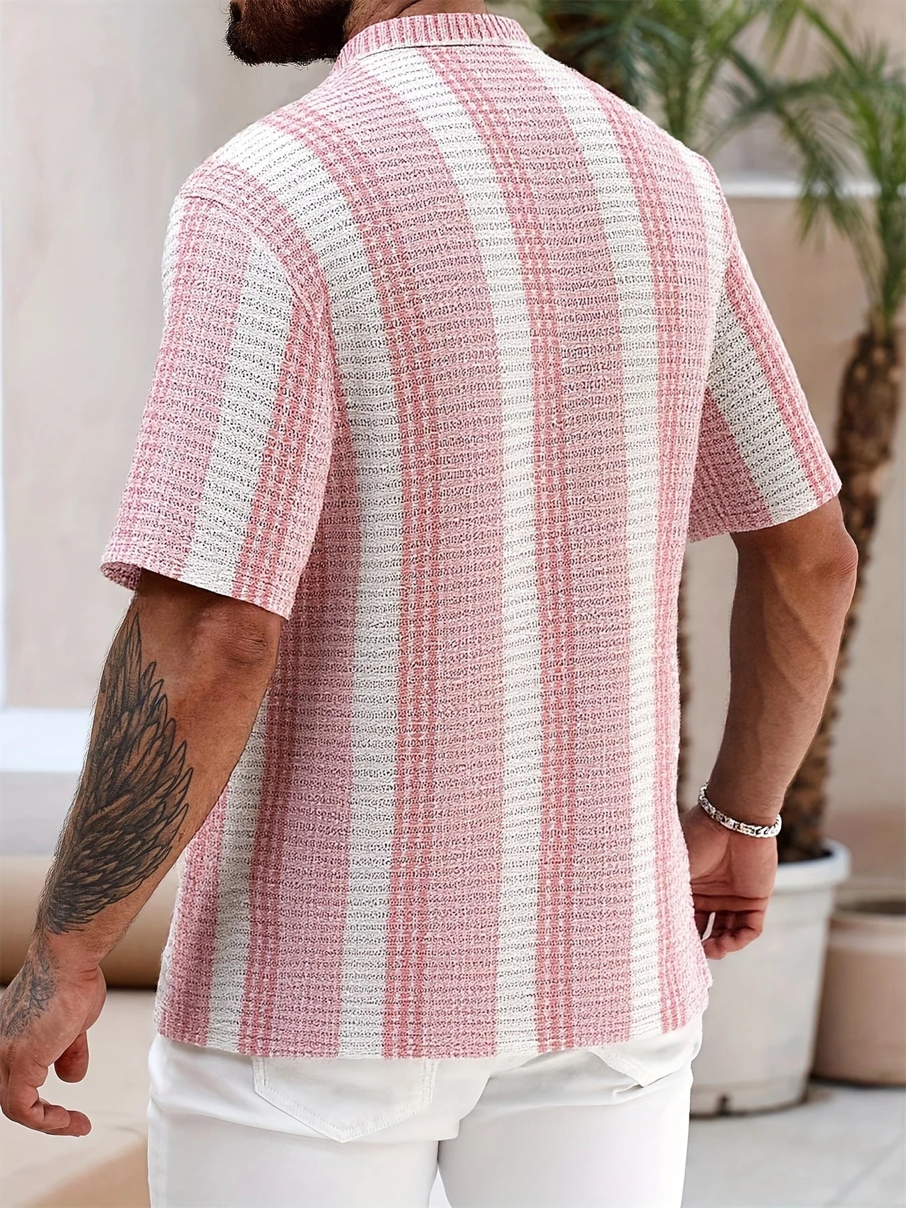 Avram – Casual Striped Button-Up Shirt