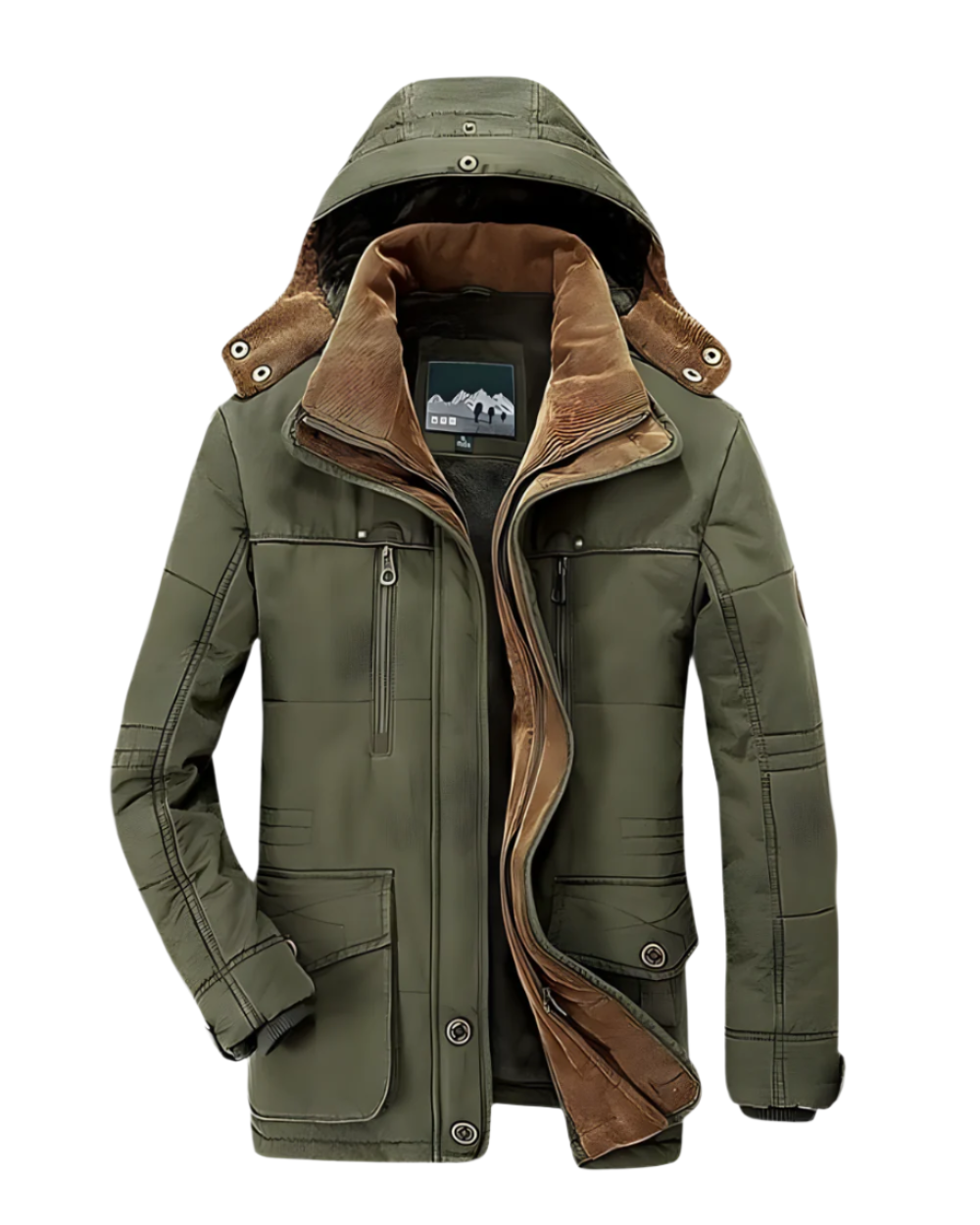 Aziel – Insulated Winter Jacket with Multiple Pockets