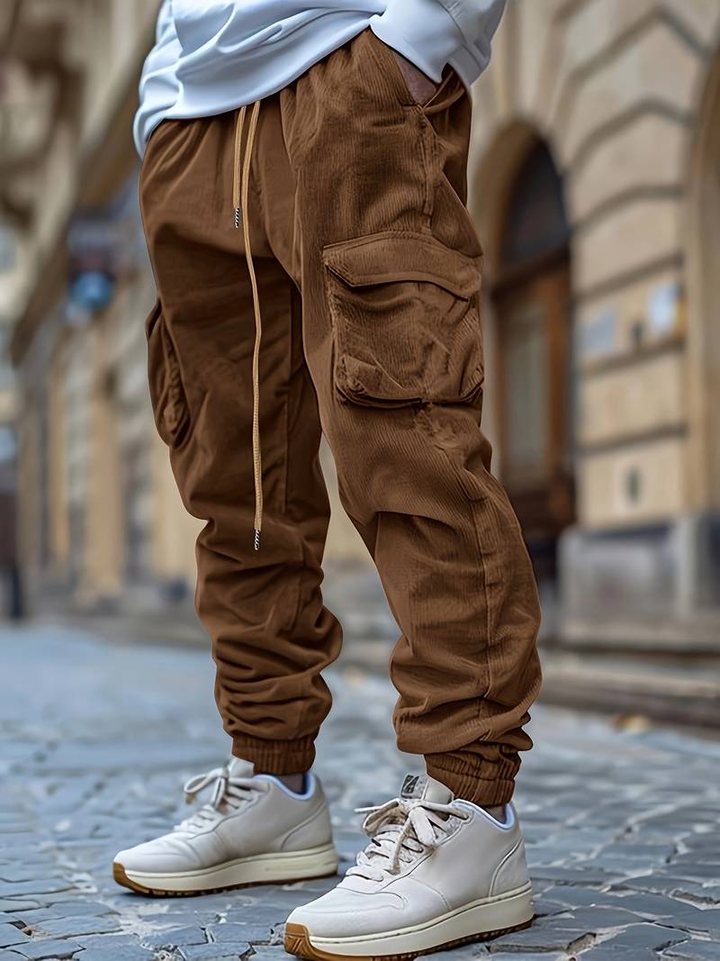 Baruch - Breathable Cargo Pants with Drawstring at the Waist
