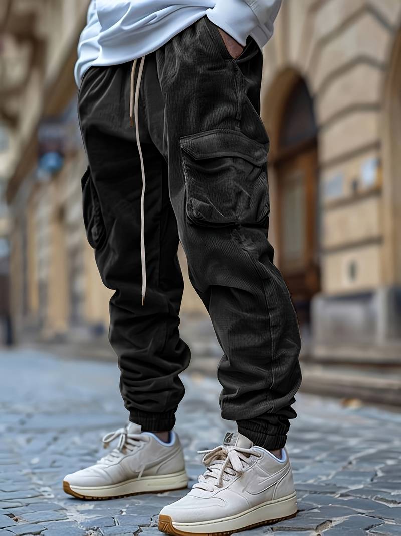 Baruch - Breathable Cargo Pants with Drawstring at the Waist