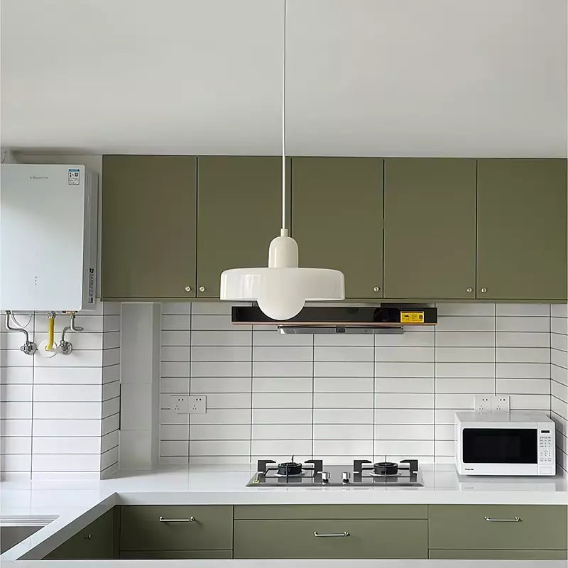 Bauhaus Pendant Light Made of Colored Glass