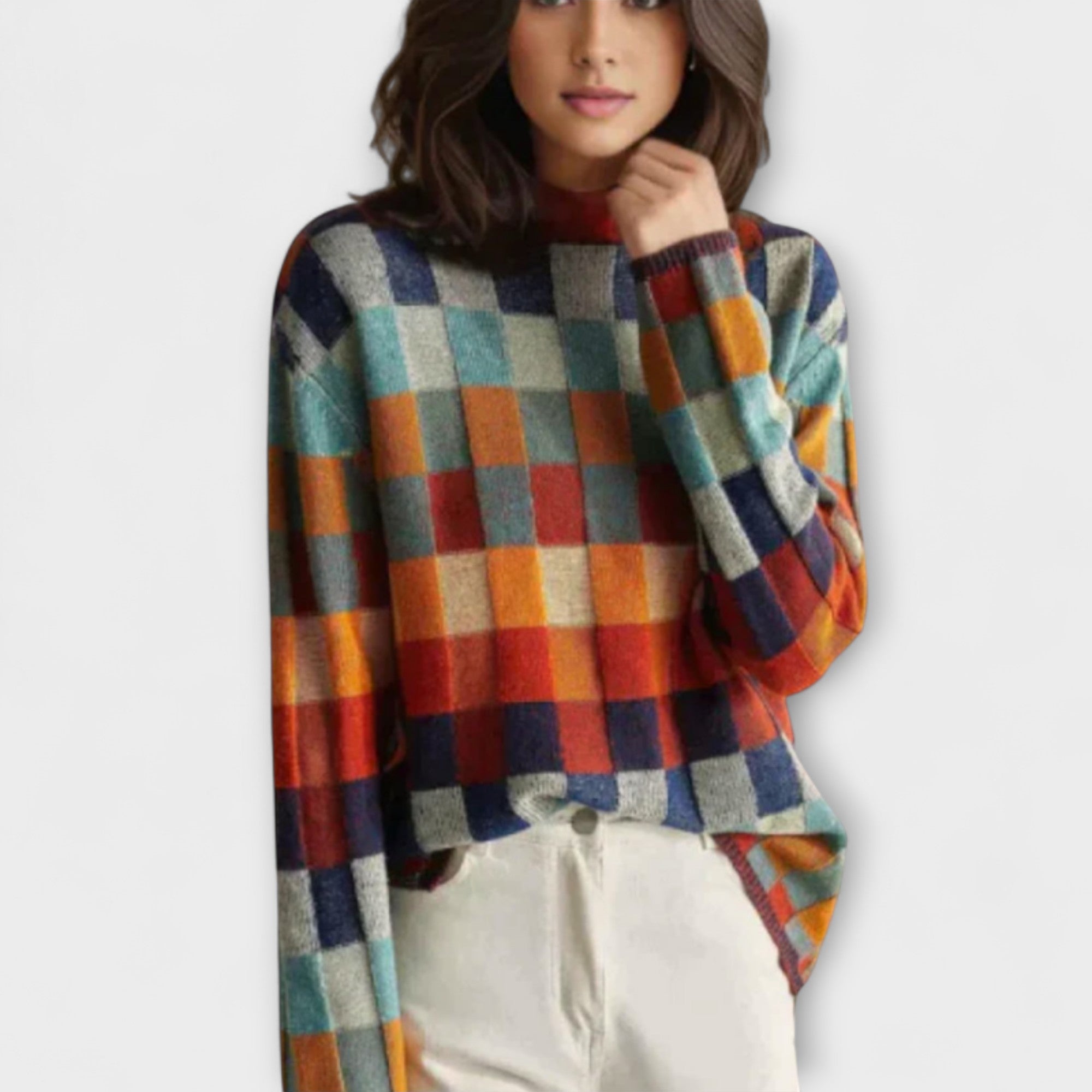 Berthe – Cashmere Knit Sweater with Turtleneck