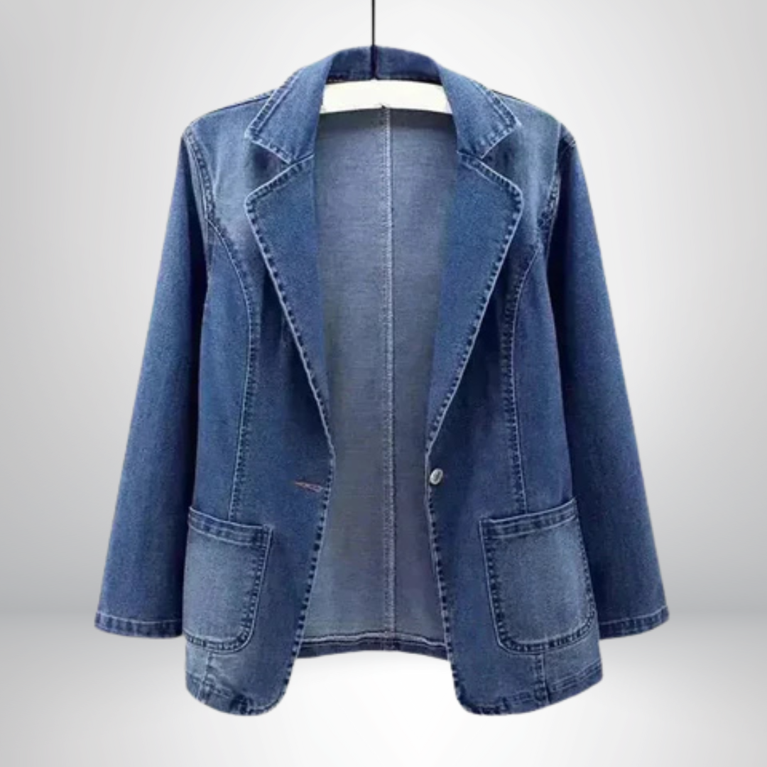 Bogumiła – Stylish Denim Blazer
