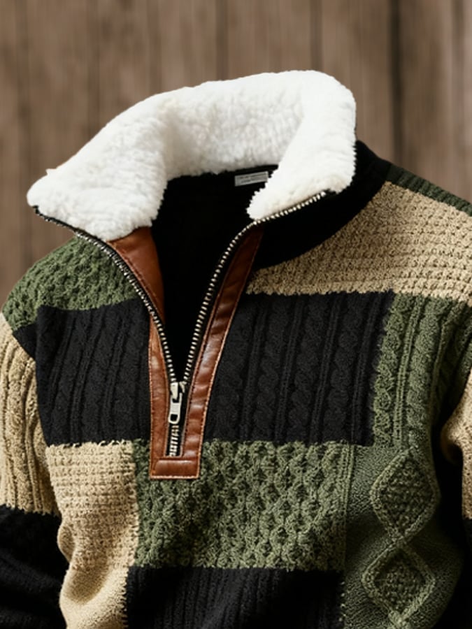 Boland – Casual Long Sleeve Sweatshirt with Fur Collar