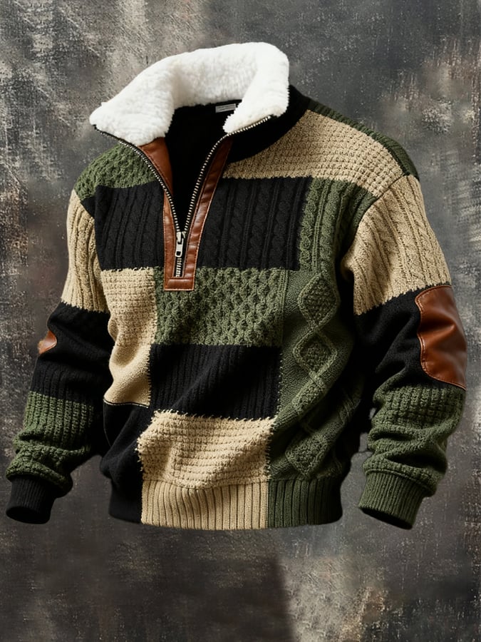 Boland – Casual Long Sleeve Sweatshirt with Fur Collar