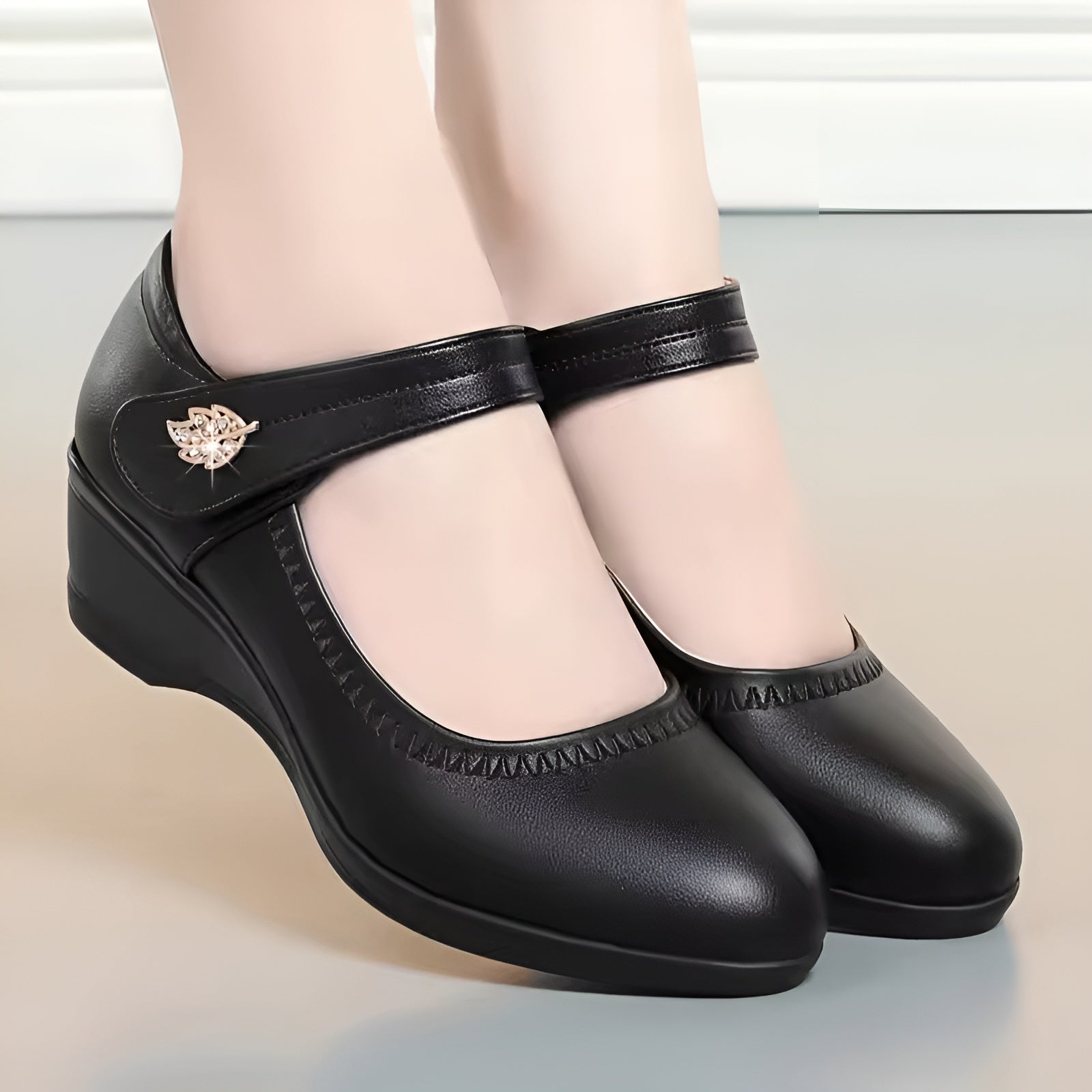 Brenka – Stylish Leather Shoes with Straps