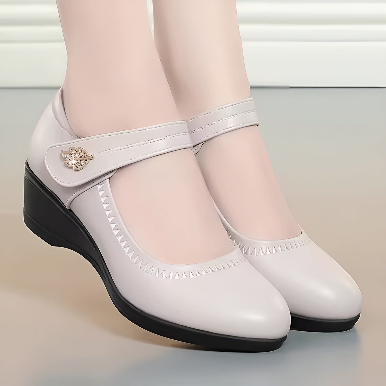 Brenka – Stylish Leather Shoes with Straps
