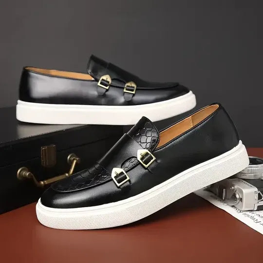 Brentley – Leather Buckle Shoes
