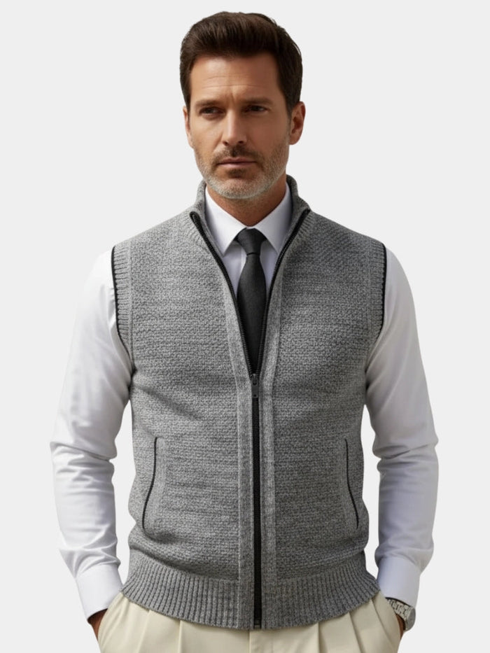 Bronislaw – Elegant Vest with Full Zipper