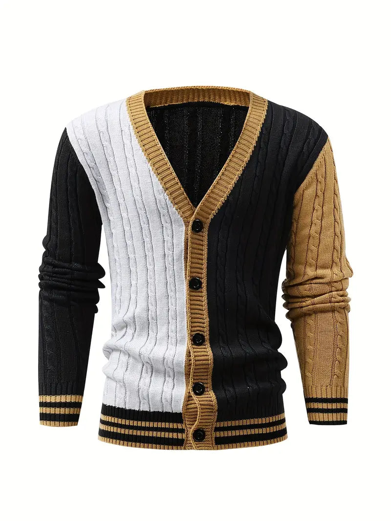 Bryant - Breathable Knit Cardigan with Long Sleeves