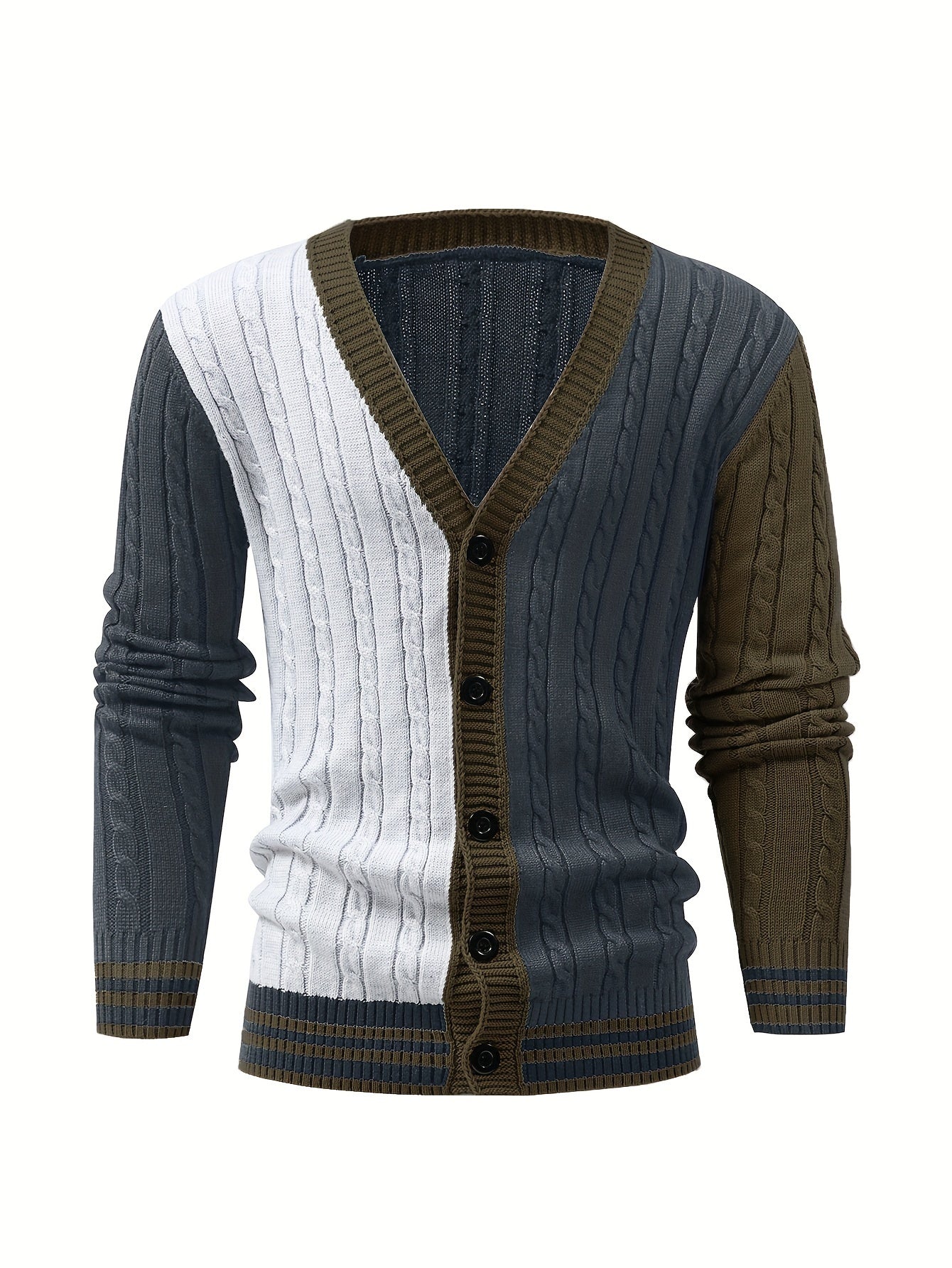 Bryant - Breathable Knit Cardigan with Long Sleeves