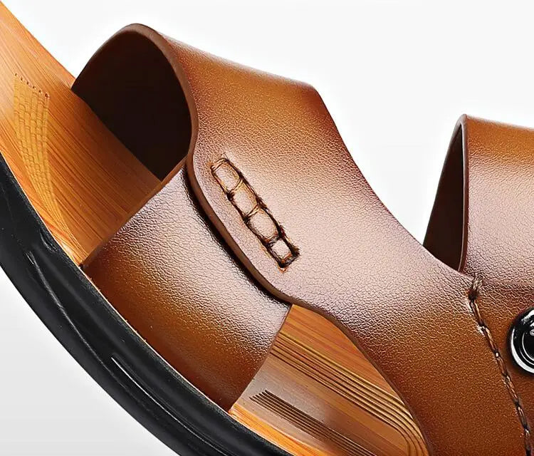 Bryon - Avenwood Leather Sandals