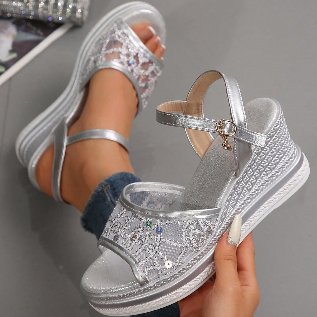 Cara - Normal Wedge Chunky Sandals