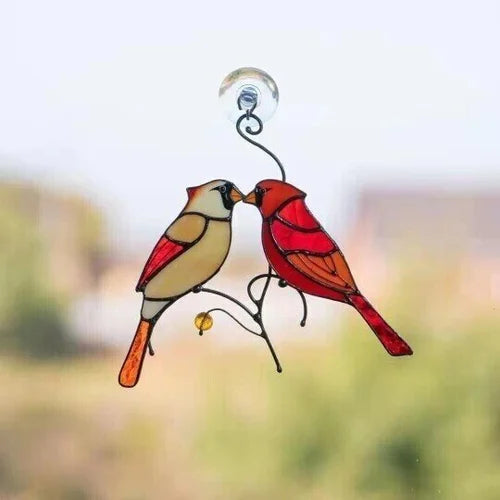 Cardinal Bird Engraved Ornament