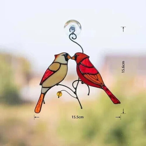 Cardinal Bird Engraved Ornament