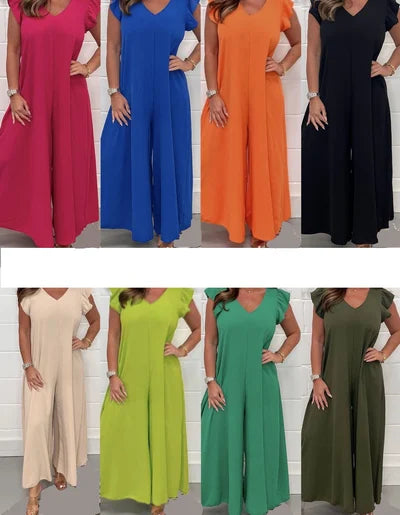Casual Jumpsuit with Wide Legs