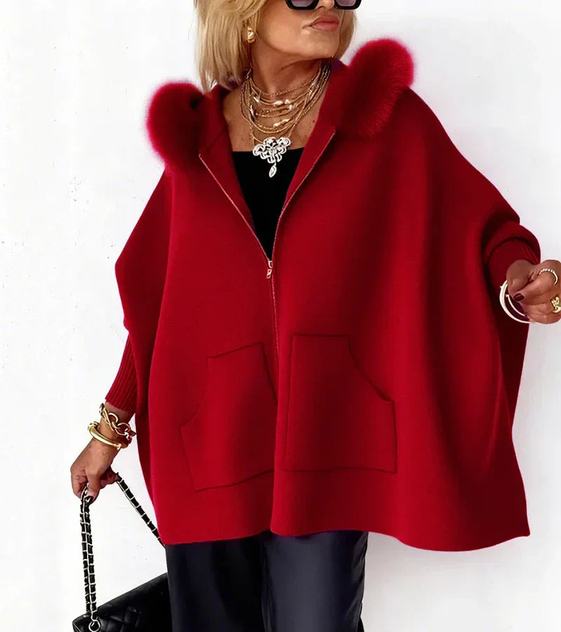 Chiaka – Oversized Coat with Zipper
