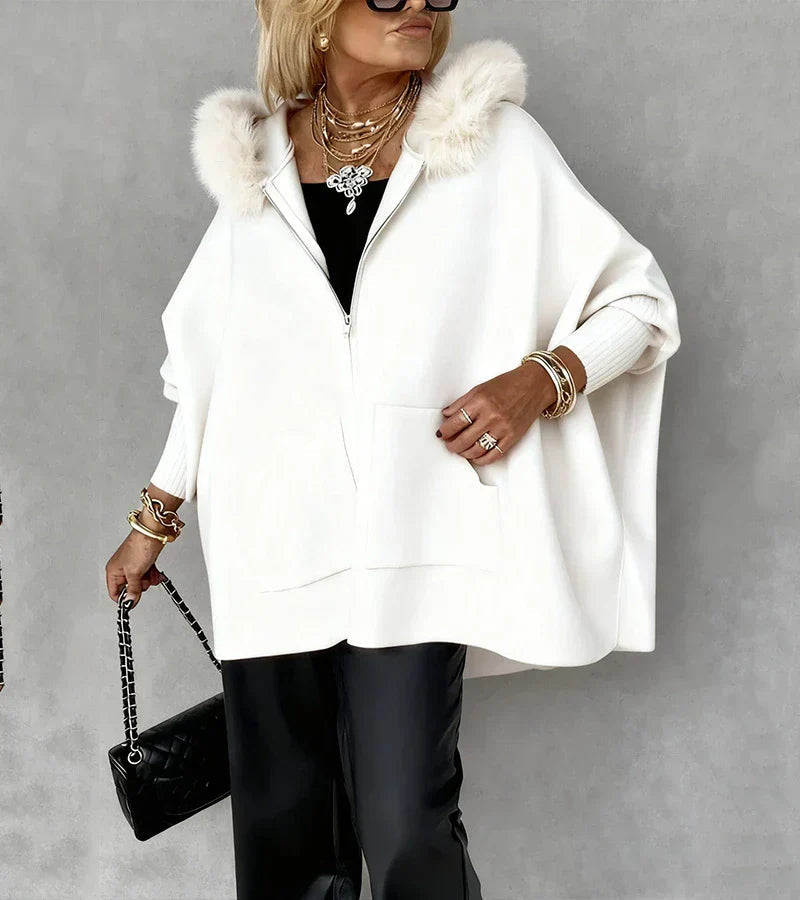 Chiaka – Oversized Coat with Zipper