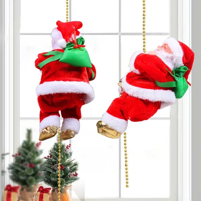 ClimbingClaus – Santa Claus Climbs and Plays Music
