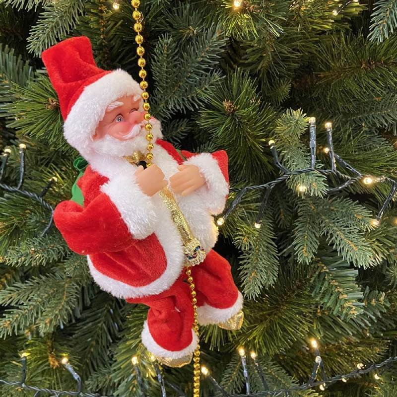 ClimbingClaus – Santa Claus Climbs and Plays Music