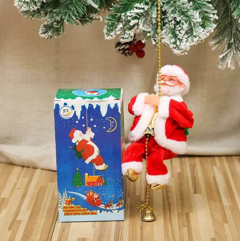 ClimbingClaus – Santa Claus Climbs and Plays Music