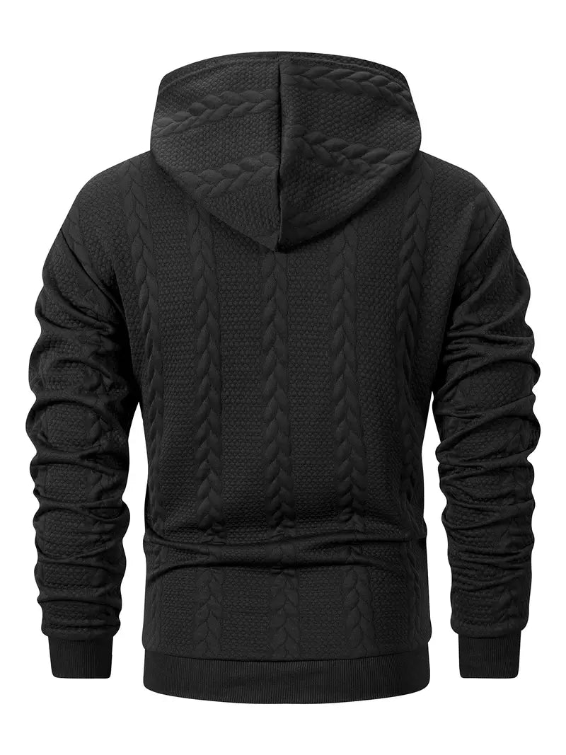 Connolly – Casual Knit Hoodie with Front Pocket