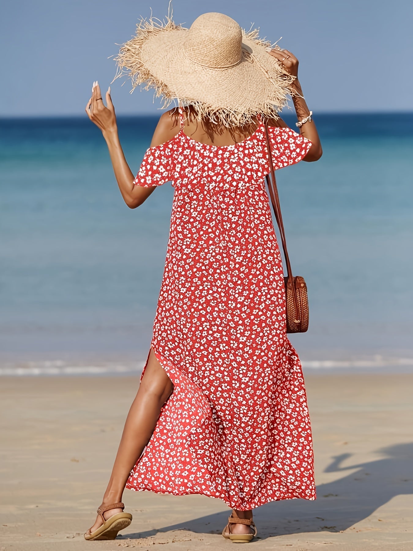 Consuelo - Off-Shoulder Dress with Floral Print