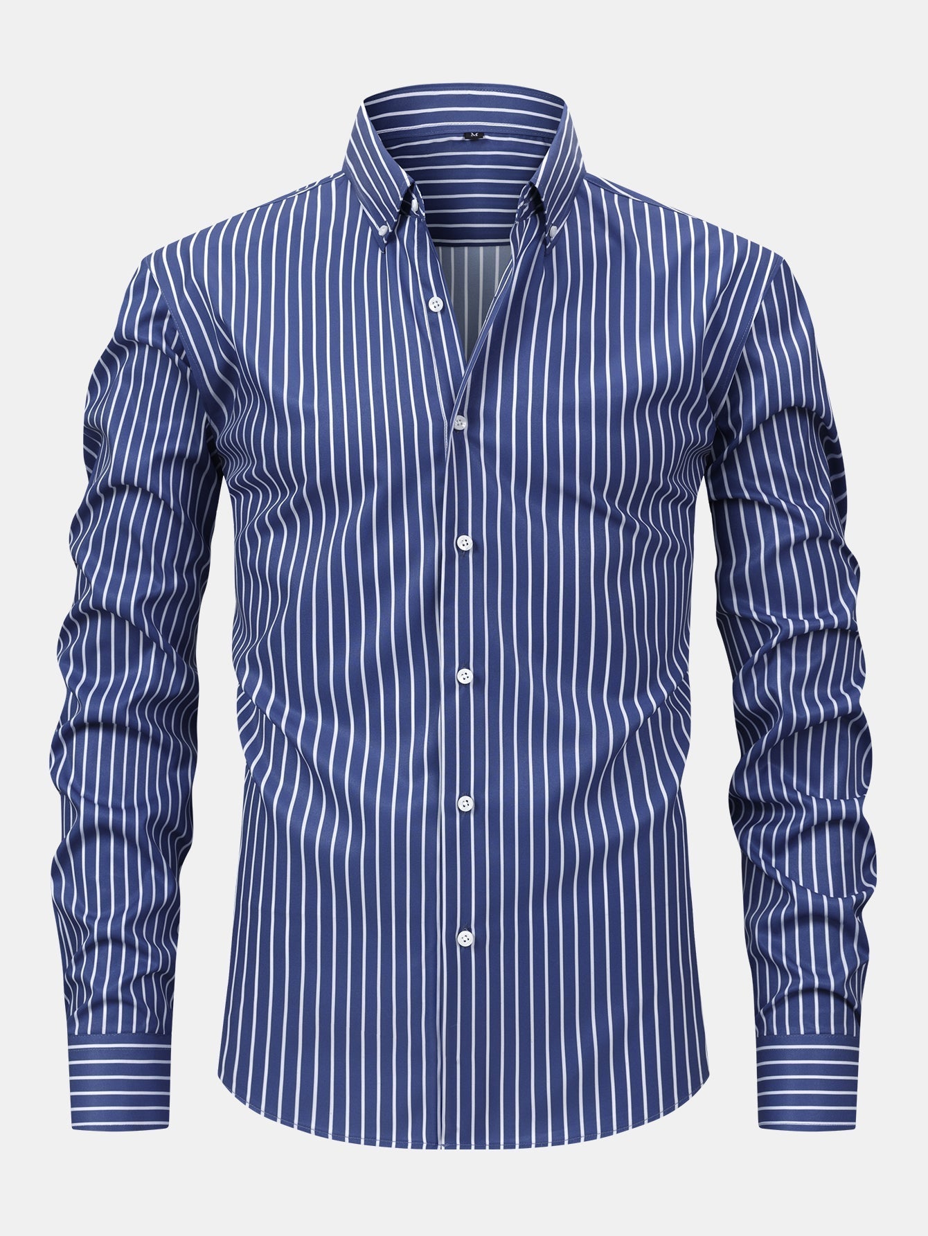 Curtis – Long-Sleeved Striped Shirt with Buttons