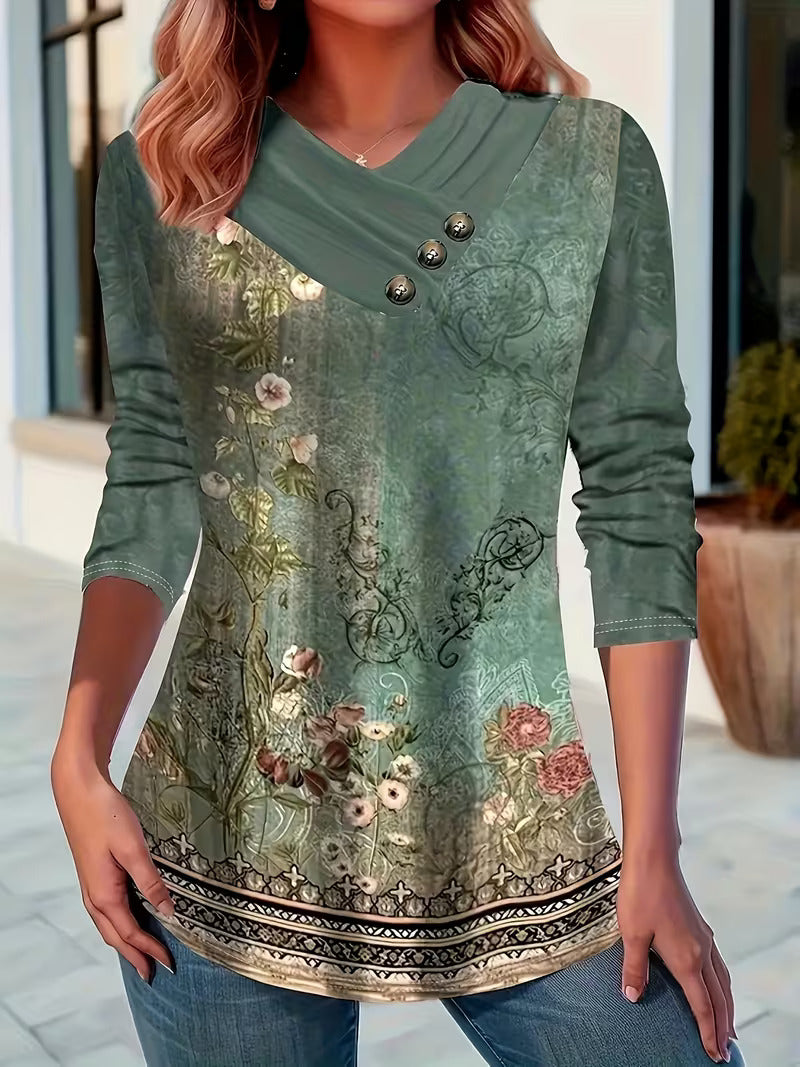 Dainora – Ethnic Style Mini Dress with Tatar Prints