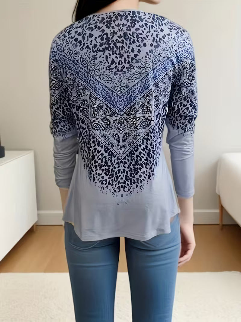 Dainora – Ethnic Style Mini Dress with Tatar Prints