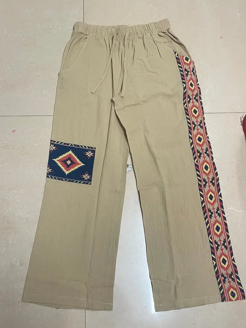 Daniil – Ethnic Style Pants with Pockets