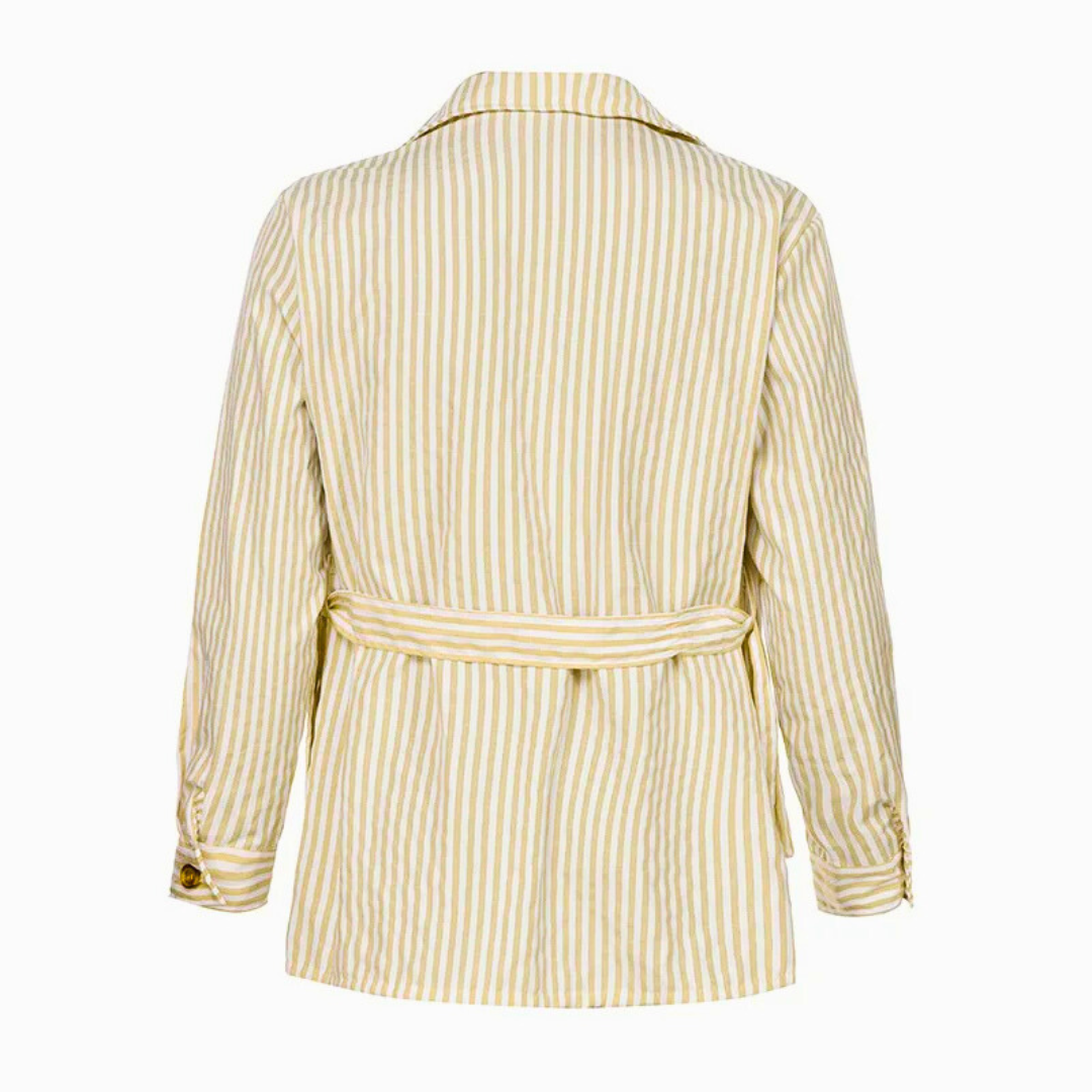 Davion – Casual Shirt with Belt and Multiple Pockets