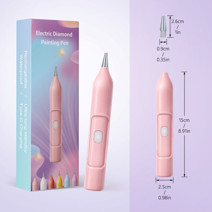 DazzleDot - Electric Diamond Painting Pen 6 Colors
