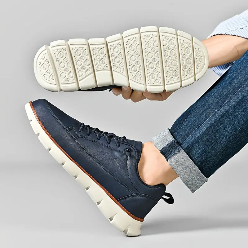 Dewey - Breathable Leather Sneakers